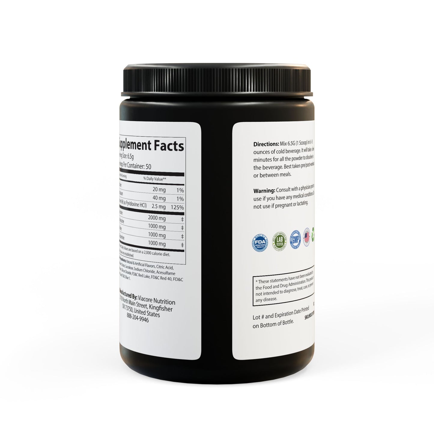 VidaBurst BCAA Grape Surge (325g, 11.46oz, 50 servings)